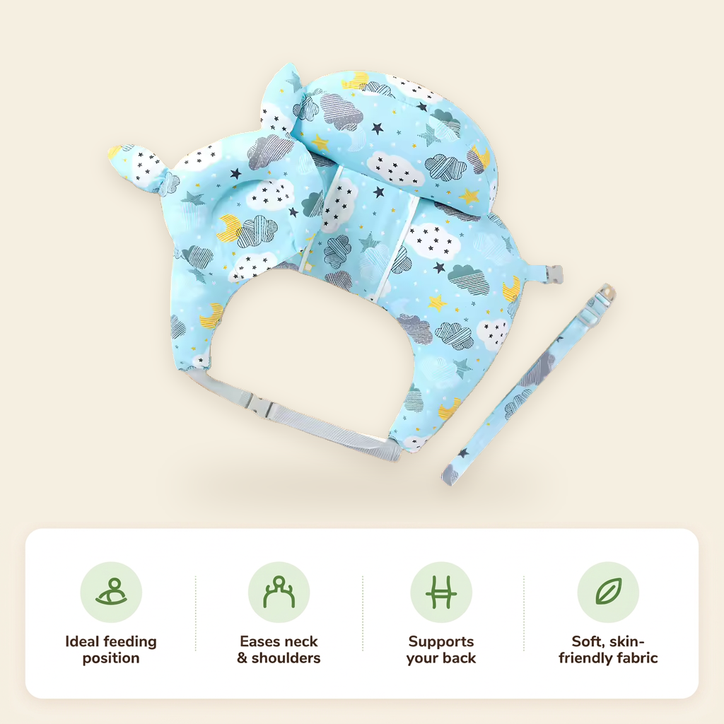 Bambu Kids Nursing Pillow for Breastfeeding & Bottle Feeding