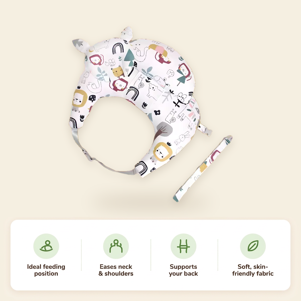 Bambu Kids Nursing Pillow for Breastfeeding & Bottle Feeding