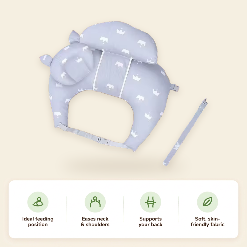 Bambu Kids Nursing Pillow for Breastfeeding & Bottle Feeding