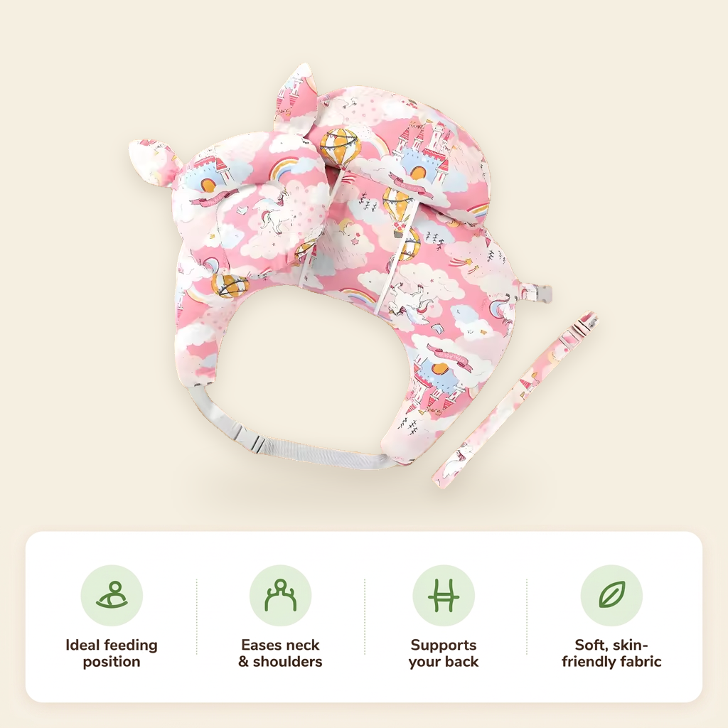 Bambu Kids Nursing Pillow for Breastfeeding & Bottle Feeding